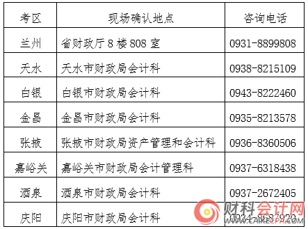 2024年注册会计师全国统一考试（甘肃考区）报名简章