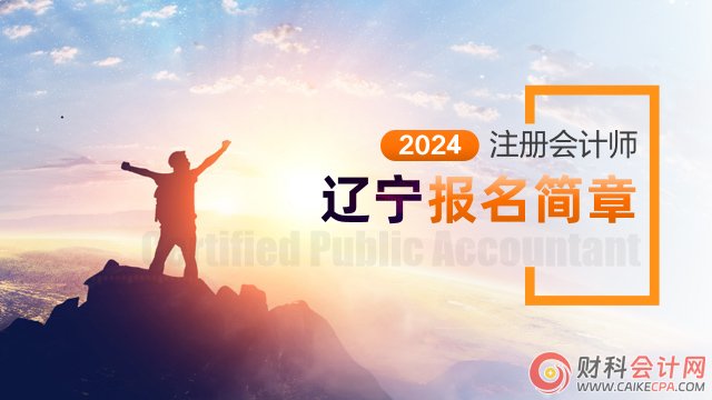 2024年注册会计师全国统一考试辽宁考区报名简章